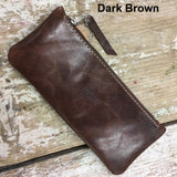Leather pencil case (handmade)