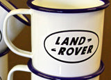 Landrover Logo Enamel Mug (laser engraved)