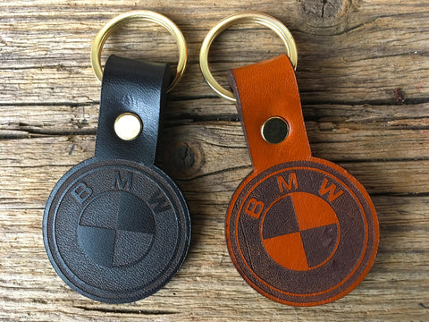 Leather BMW Keyring