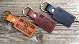Custom Design Leather Keyring