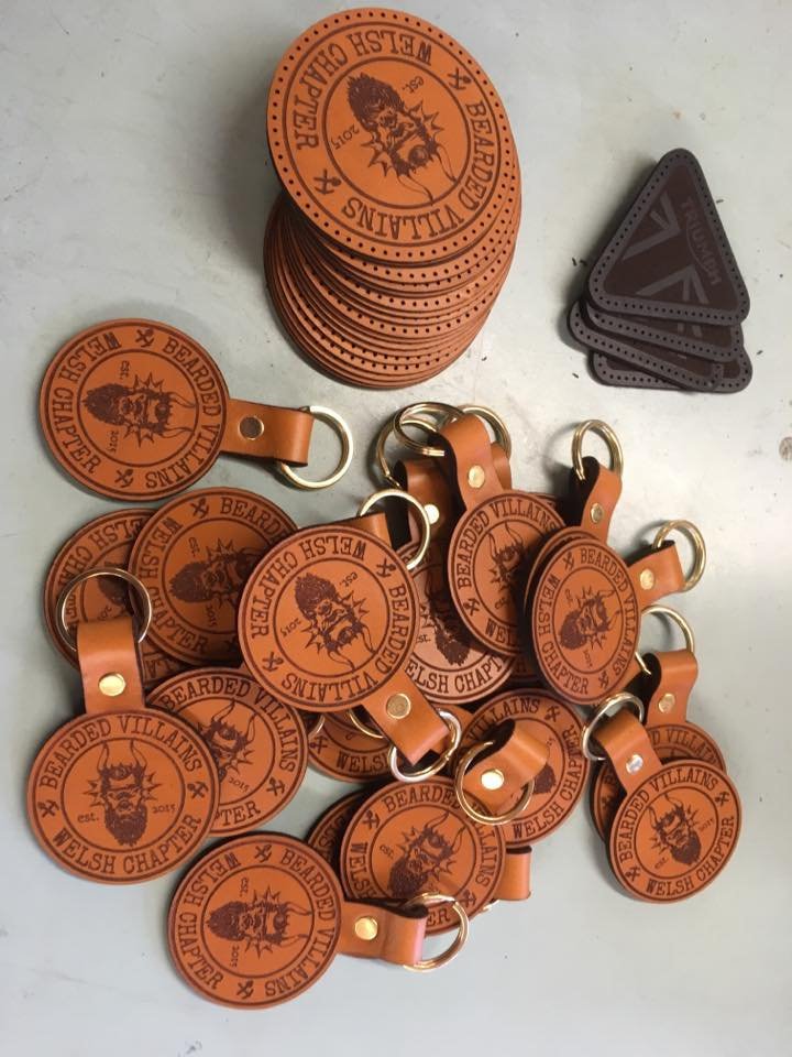 Custom Design Leather Keyring